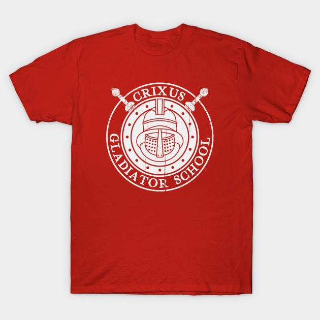 Gladiator School (Mono) T-Shirt by nickbeta